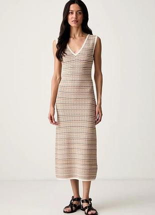 Urbanshop com ua morganсукня bodycon з віскозою rmalix бежева смужки rmalix розміри запитуйте
