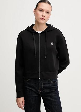 Urbanshop com ua armani exchangeкофта armani exchange цвет черный с капюшоном однотонная xw000822 af10818 размеры запитуйте