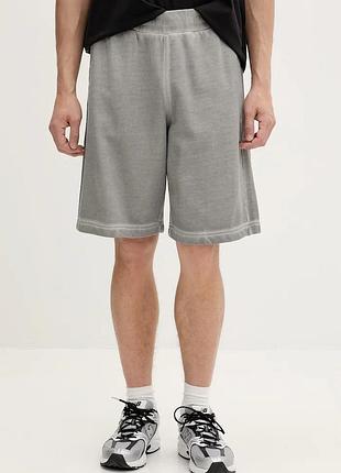 Urbanshop com ua dieselтрикотажні шорти чоловічі бавовняні p-crown-v1 сірі regular waist a20493.0ikbr розміри запитуйте