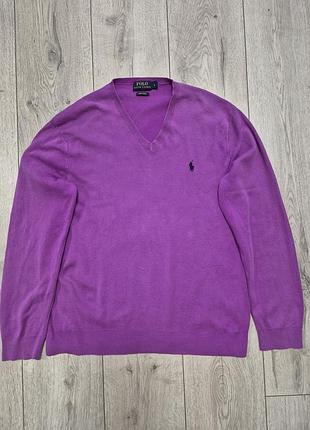Мужской свитер polo ralph lauren pima cotton,l размер