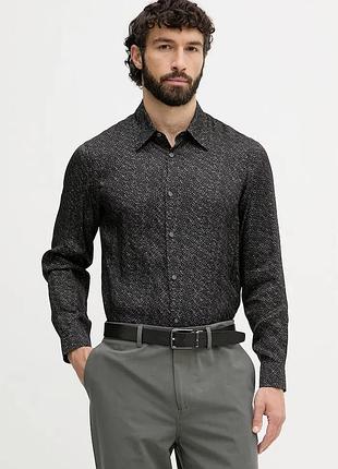 Urbanshop com ua armani exchangeсорочка чоловіча віскозна чорна xm002280 af13235 розміри запитуйте