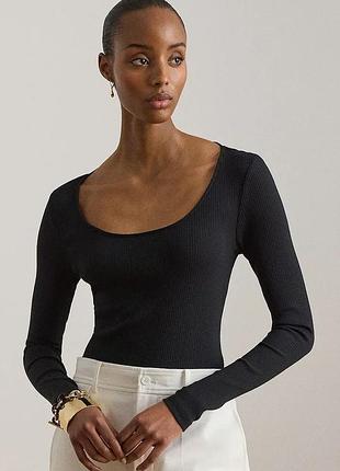 Urbanshop com ua lauren ralph lauren loнгслив женский с хлопком черный 200980145 размеры запитуйте