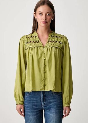 Urbanshop com ua hoss intropiaсорочка жіноча бавовняна зелена однотонна 6284840 розміри запитуйте