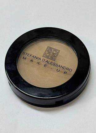 Тіні для повік vegan веган stefania d’alessandro make-up matte eyeshadow компактні матові, відтінок taupe май кап