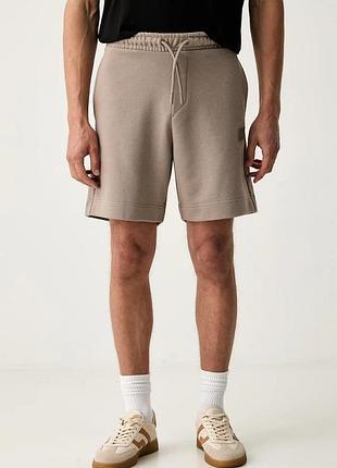 Urbanshop com ua boss greenтрикотажні шорти чоловічі з бавовною jt_shorts зелені regular waist 50564105 розміри запитуйте