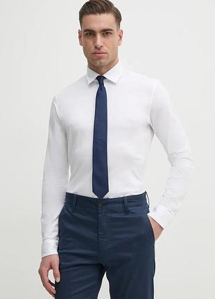 Urbanshop com ua boss orangeсорочка чоловіча бавовняна mysoft_2_m біла однотонна 50519748 розміри запитуйте
