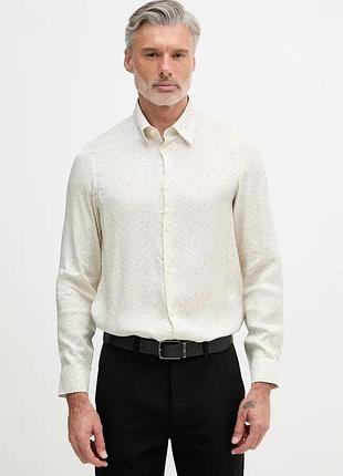 Urbanshop com ua armani exchangeсорочка чоловіча віскозна бежева xm002280 af13235 розміри запитуйте