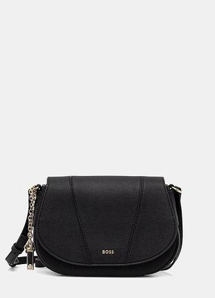 Urbanshop com ua bossсумка кросс-боди женская из искусственной кожи salley saddle черная 50563316 размеры запиту
