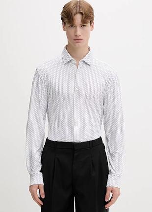 Urbanshop com ua hugoсорочка чоловіча kenno біла 50561158 розміри запитуйте