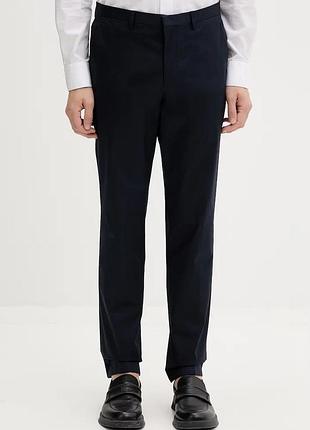 Urbanshop com ua hugoштани slim fit чоловічі бавовняні з еластаном hesten253x темно-сині regular waist 50559657 розміри запитуйте