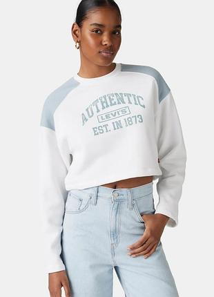 Женский укороченный свитшот levi's