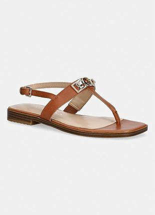 Urbanshop com ua guess кожаные сандалии guess ramiry цвет коричневый fljrmy lea03 размеры запитуйте