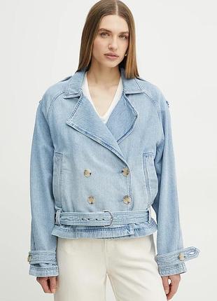 Urbanshop com ua boss orangeджинсова куртка boss orange перехідна 50539077 розміри запитуйте