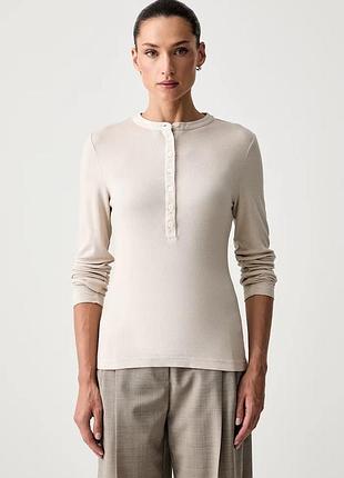 Urbanshop com ua marc o'poloлонгслив женский с лиоцелем бежевый 500012501 размеры запитуйте