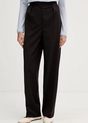 Urbanshop com ua lacosteкостюмні штани жіночі з додаванням вовни коричневі high waist hf0245 розміри запитуйте
