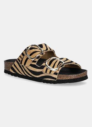 Urbanshop com ua schollшкіряні шльопанці scholl noelle жіночі колір бежевий f300672331 розміри запитуйте