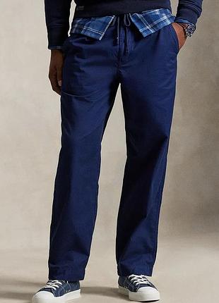 Urbanshop com ua polo ralph lauren хлопковые брюки polo ralph lauren цвет синий прямые 710p03052 размеры запиту