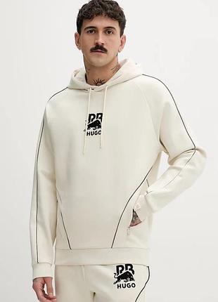 Urbanshop com ua hugoкофта з капюшоном чоловіча бавовняна з еластаном dofrentis_rb бежева 50559711 розміри запитуйте