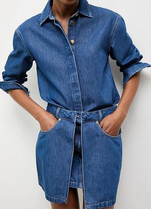 Urbanshop com ua answear.labлютное платье джинсовое из коллекции unscripted темно-синяя с эффектом стирки размеры запиту