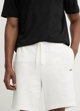 Urbanshop com ua hugoтрикотажні шорти чоловічі бавовняні dayono білі high waist 50530696 розміри запитуйте