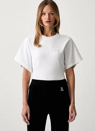 Urbanshop com ua patrizia pepeфутболка жіноча бавовняна біла 8m0113 j0053 розміри запитуйте