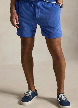 Urbanshop com ua polo ralph laurenшорты мужские хлопковые голубые regular waist 710a12490 размеры запитуйте
