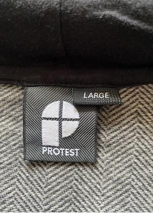 Кофта чоловіча protest сіра з капюшоном бавовна 5