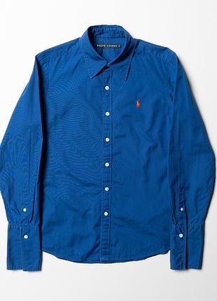 Ralph lauren vintage blue cotton shirt  [swh017464]