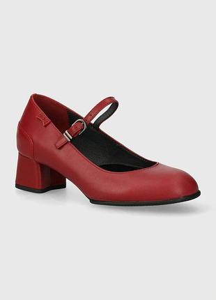 Urbanshop com ua camper кожаные туфли camper katie цвет красный каблук блок k200694.009 размеры запитуйте