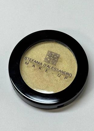 Тіні для повік веган vegan stefania d'alessandro make-up frosty eyeshadow, відтінок golden white май кап