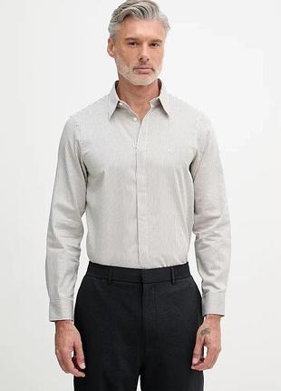 Urbanshop com ua armani exchangeсорочка чоловіча бавовняна бежеві смужки xm002420 af12143 розміри запитуйте