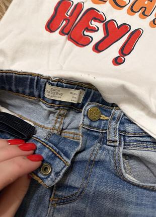 Джинсы и лонгслив zara 8