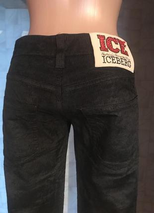 Чорні велюрові штани iceberg5 фото