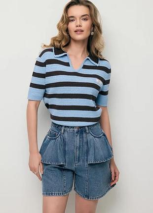 Urbanshop com ua bizuuшорты женские джинсовые голубые high waist feza niebieski размеры запитуйте