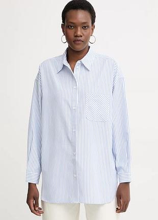 Urbanshop com ua armani exchangeсорочка женская голубая в полоски xw002034 af21535 размеры запитуйте