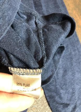 Шикарний льняний лонгслів реглан massimo dutti! 2