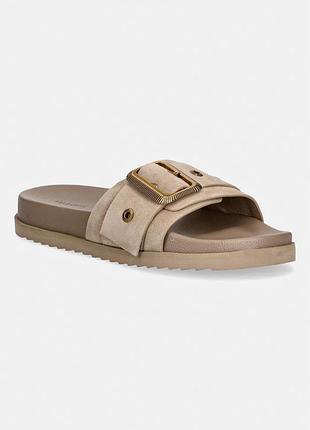 Urbanshop com ua allsaintsшкіряні шльопанці allsaints ellie western sandal колір бежевий w039fe розміри запитуйте