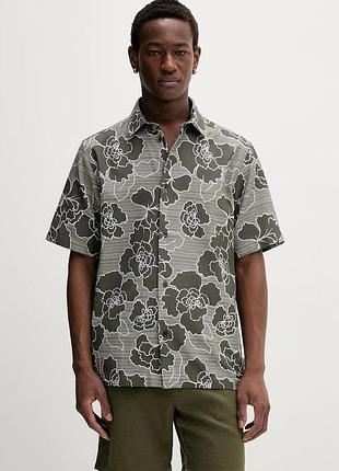 Urbanshop com ua les deuxсорочка мужская с хлопком charlie зеленая цветы 1001487 размеры запитуйте