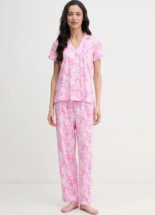 Urbanshop com ua lauren ralph laurenразрельная пижама женская с хлопком розовая iln92509 размеры запитуйте