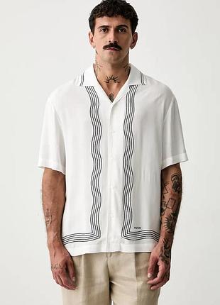 Urbanshop com ua hugoсорочка чоловіча віскозна exolino біла смужки 50566051 розміри запитуйте