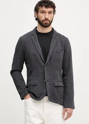 Urbanshop com ua lindberghоднобортный пиджак мужской с льном серый 30.304020a размеры запитуйте
