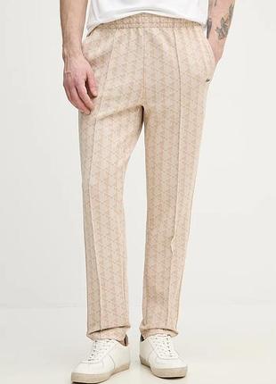 Urbanshop com ua lacosteспортивні штани чоловічі з бавовною бежеві regular waist xh1440 розміри запитуйте