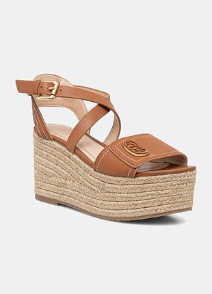 Urbanshop com ua liu joбосоніжки на танкетці жіночі шкіряні bali 01 коричневі sa6083p0102s3804 розміри запитуйте