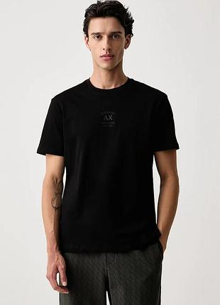 Urbanshop com ua armani exchangeфутболка чоловіча бавовняна чорна xm003023 af10358 розміри запитуйте