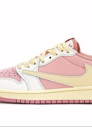 Кросівки nike air jordan 1 low x travis scott