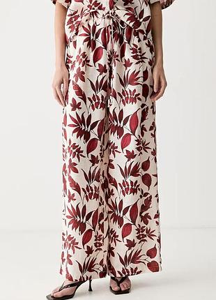 Urbanshop com ua vicoloштаны женские льняные бежевые high waist tab0538 размеры запитуйте