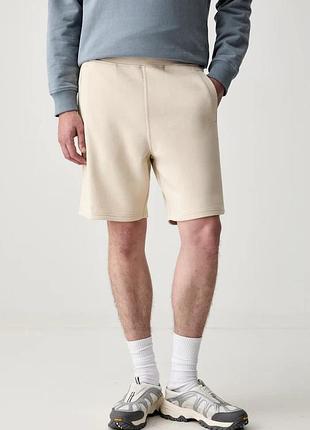 Urbanshop com ua g-starтрикотажні шорти чоловічі бавовняні sweat short бежеві regular waist d29378-e553 розміри запитуйте