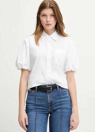 Urbanshop com ua hugoсорочка женская хлопковая evergreen белая однотонная 50559499 размеры запитуйте