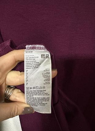 Лонгслів uniqlo s бавовна 5