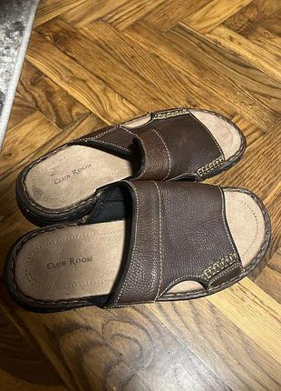 Шльопанці чоловічі clarks коричневі